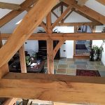 Air dried Oak trusses