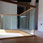 Glass stair balustrading