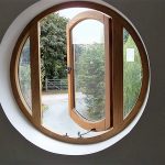 Oak Porthole window desgned as a Fire escape Burntwood Staffordshire