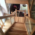 Oak staircase