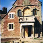 Window and door to Manor House Staffordshire